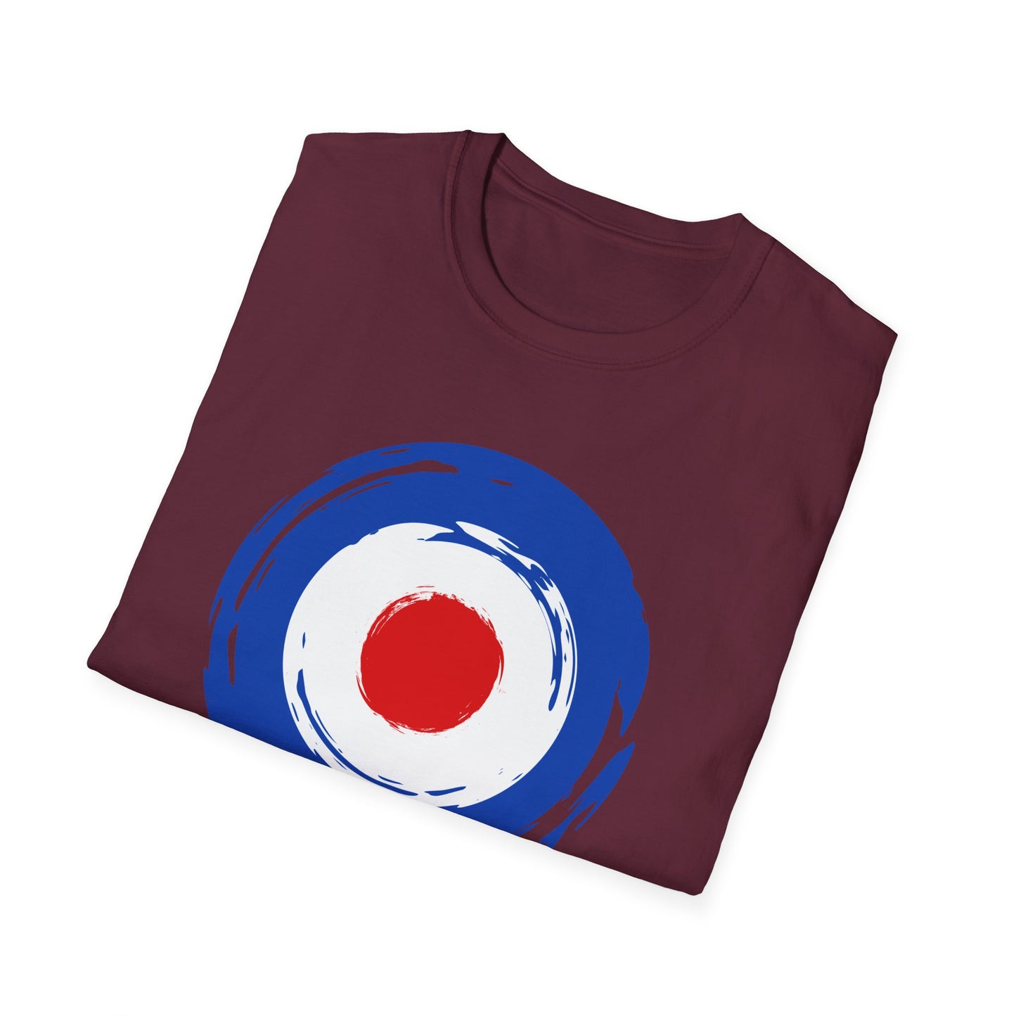 Mod Retro Target Graphic Unisex Softstyle T-Shirt - Design for the Mod Music lover