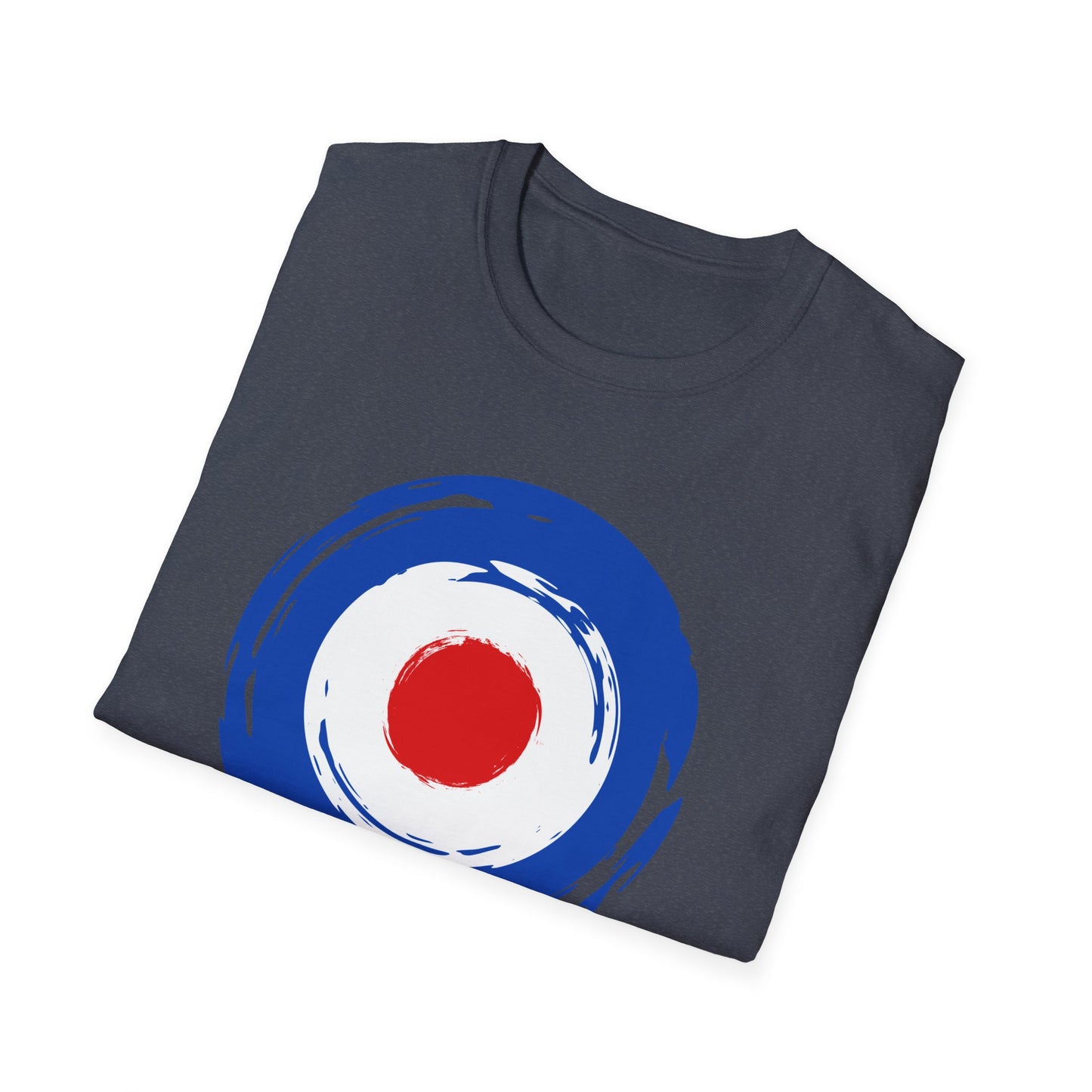 Mod Retro Target Graphic Unisex Softstyle T-Shirt - Design for the Mod Music lover