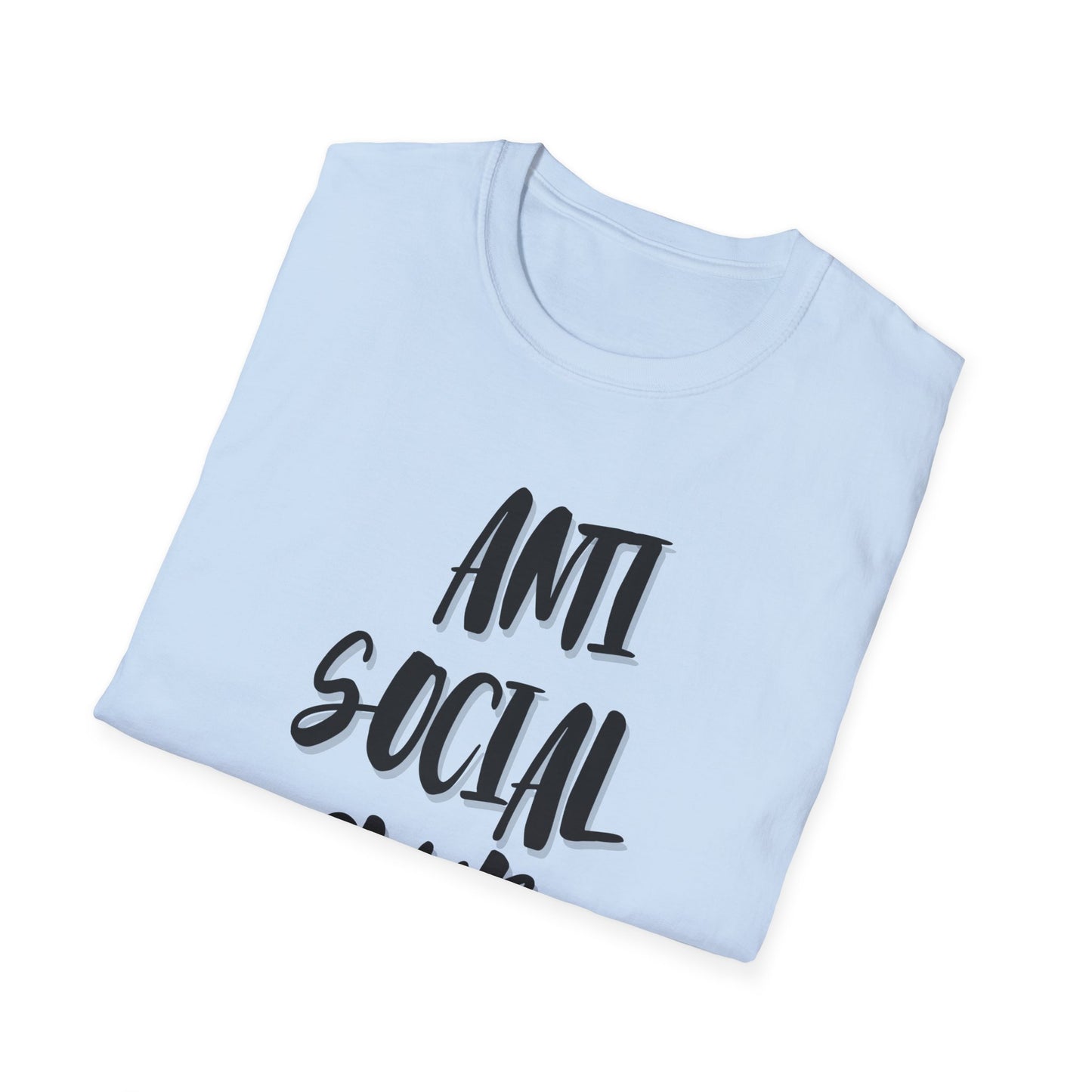 Anti Social Club Unisex T-Shirt | Trendy Casual Wear for Introverts