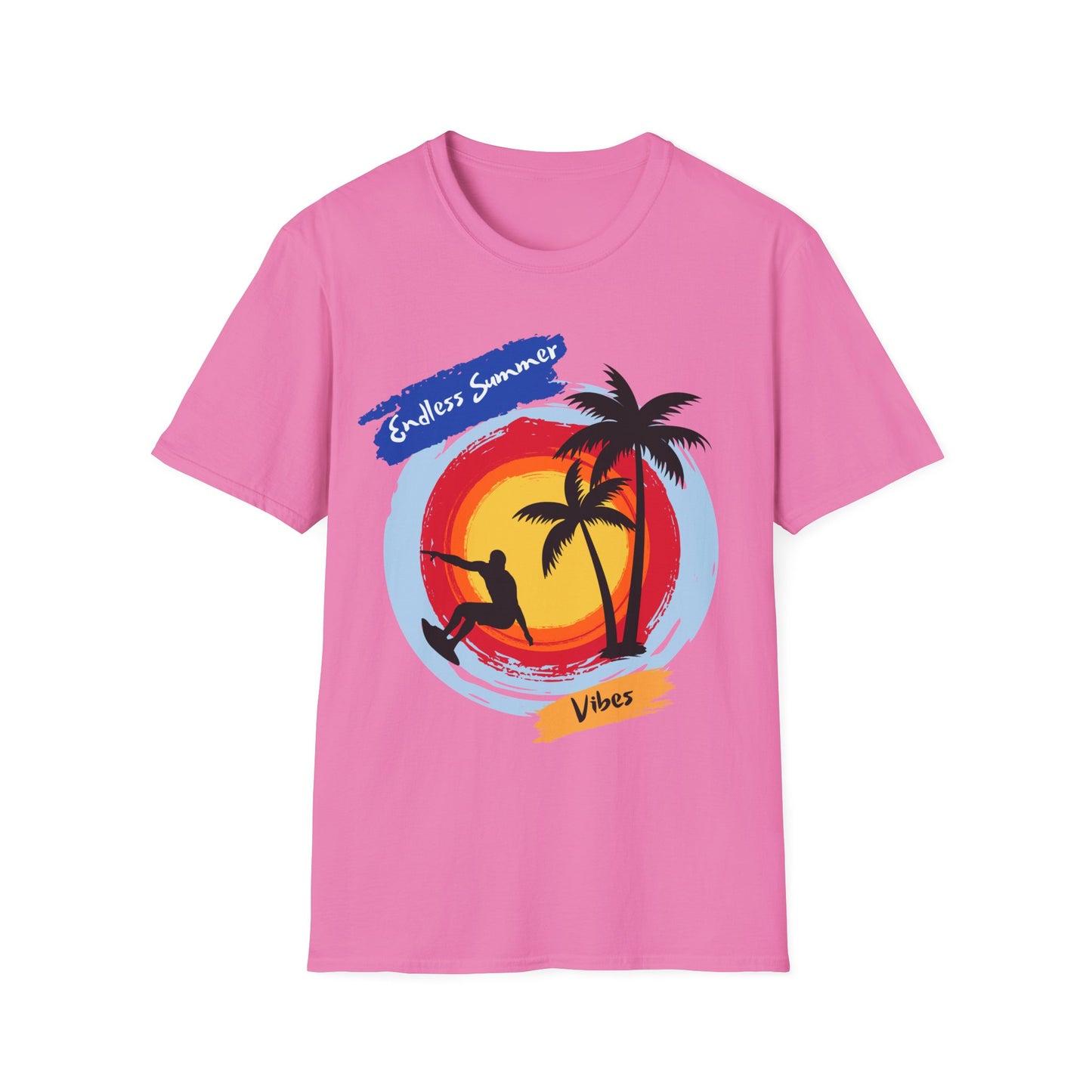 endless summer surf T-shirt-pink