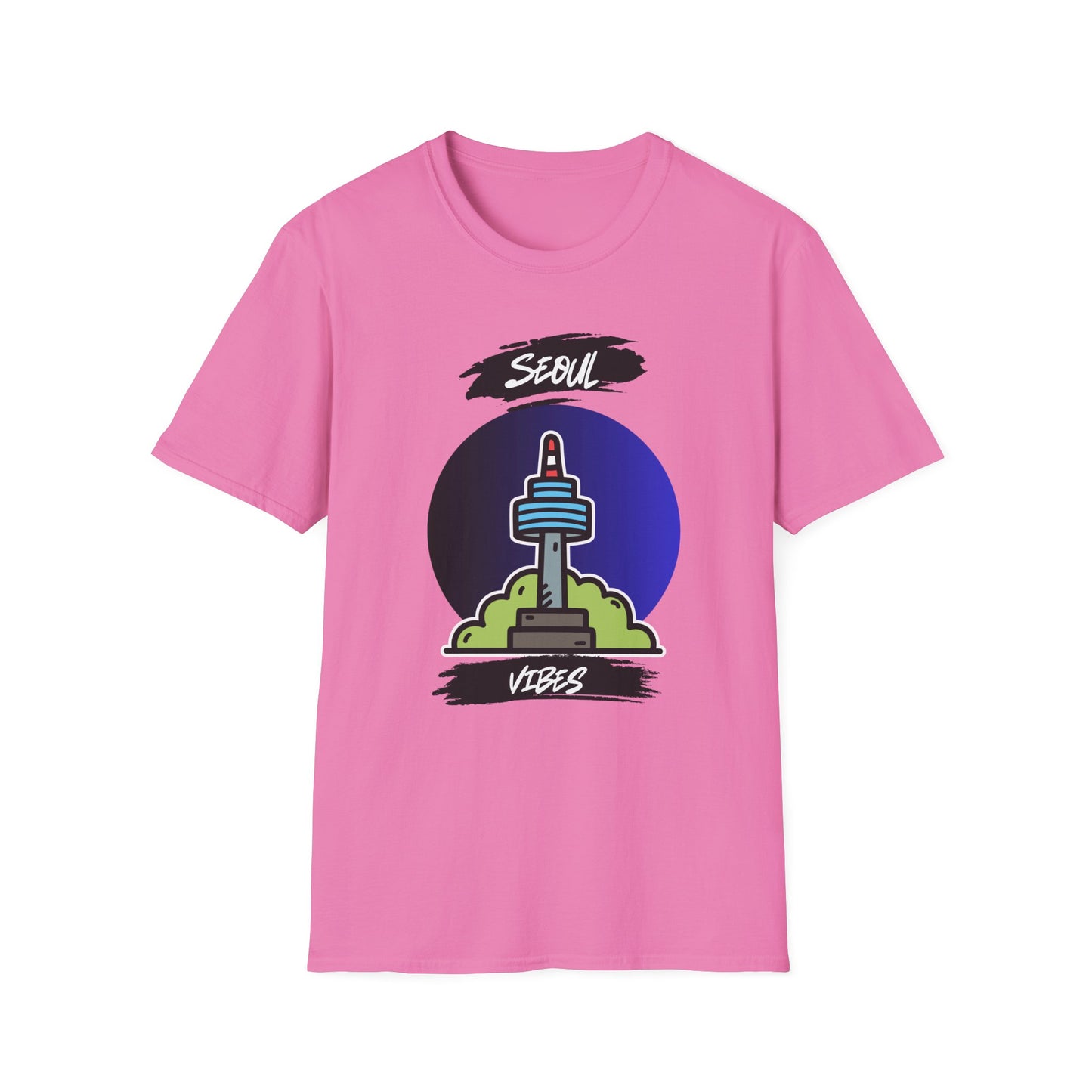 Seoul Vibes explorer T-shirt-pink