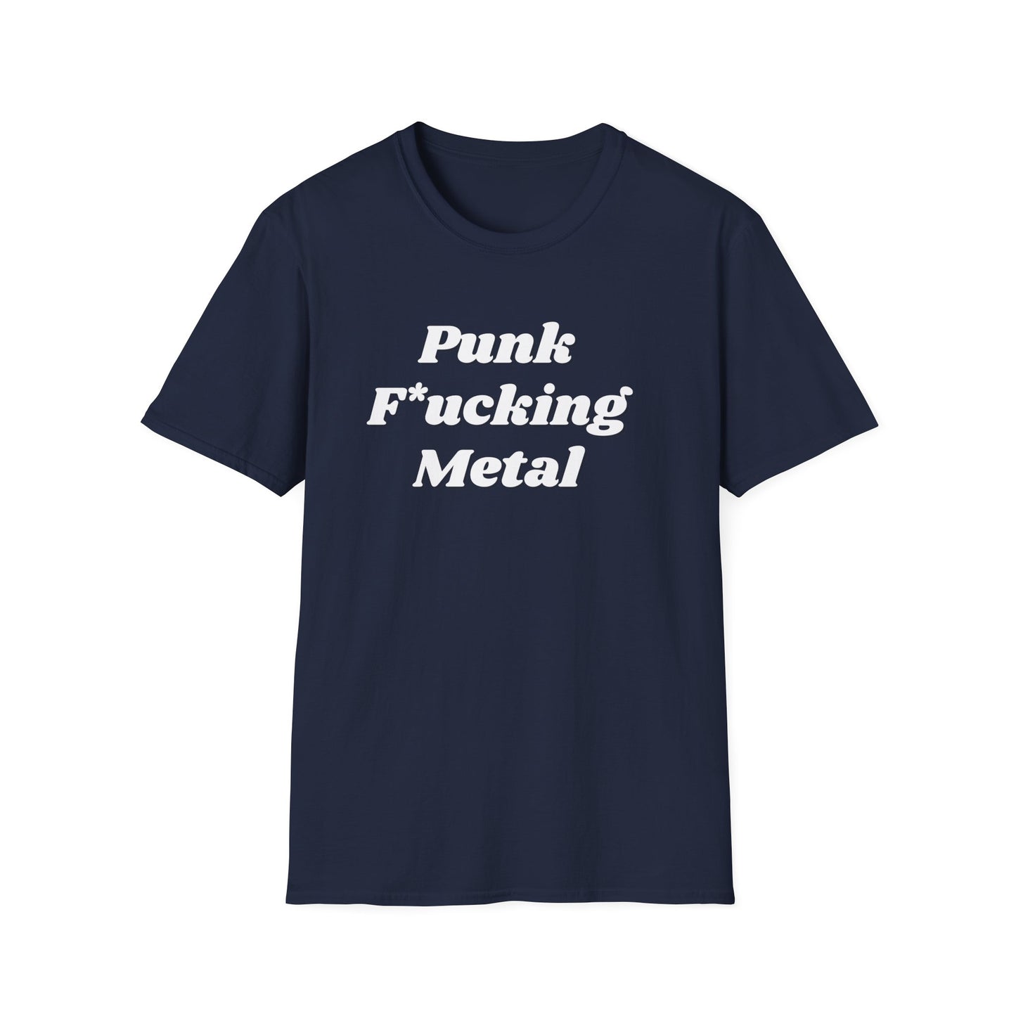 Punk F*cking Metal T-Shirt-dark blue
