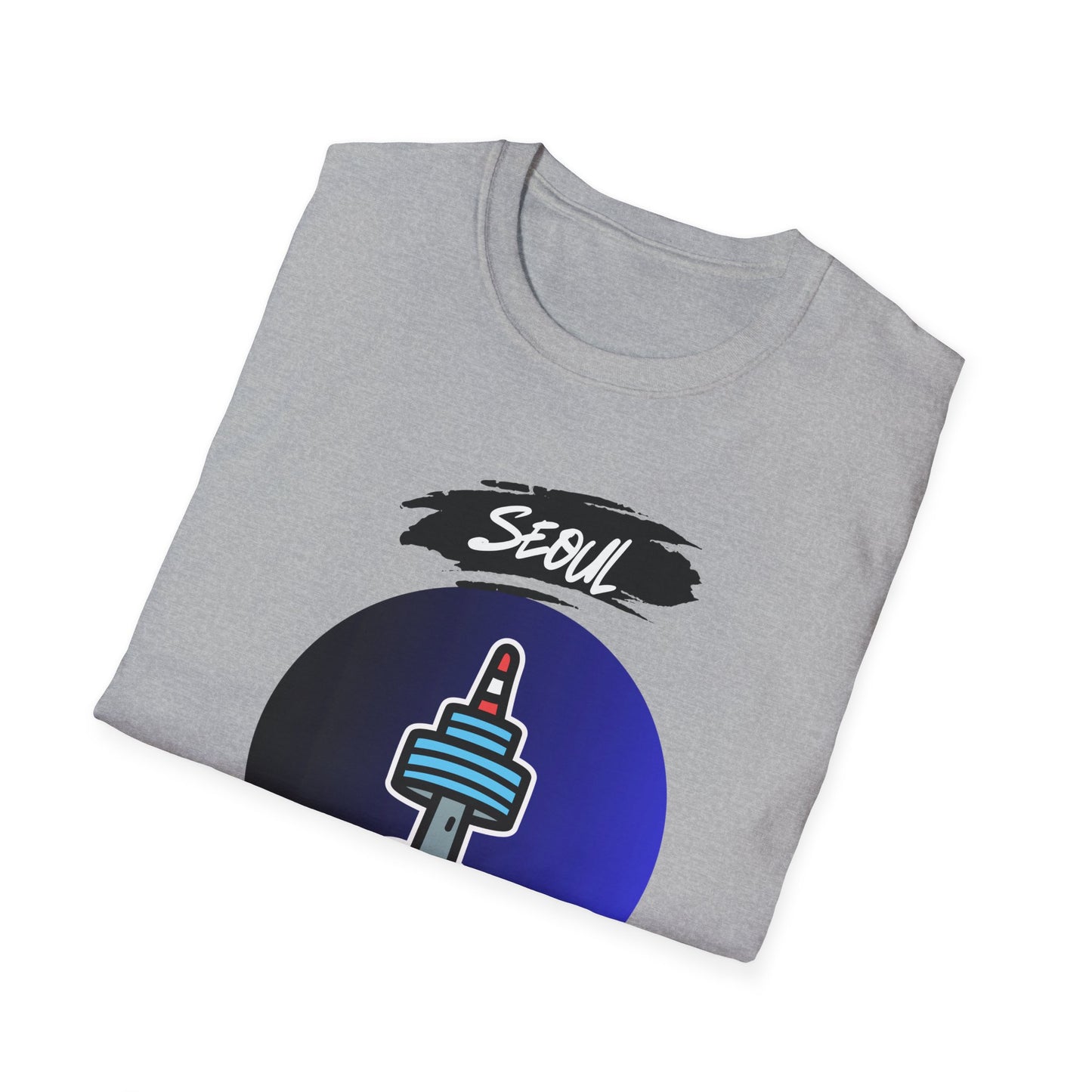 Seoul Vibes Unisex Softstyle T-Shirt - Trendy Graphic Tee for Urban Explorers