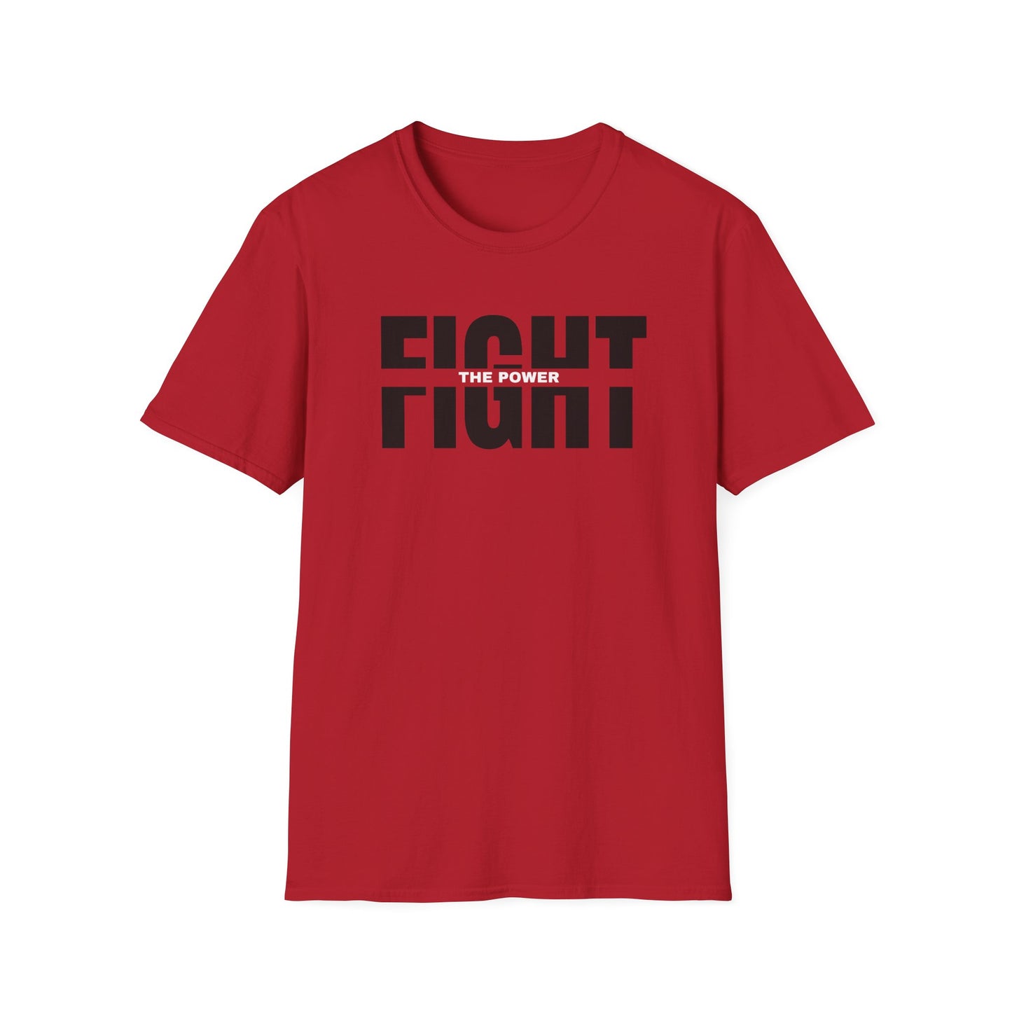 fight the pwer t-shirt-red