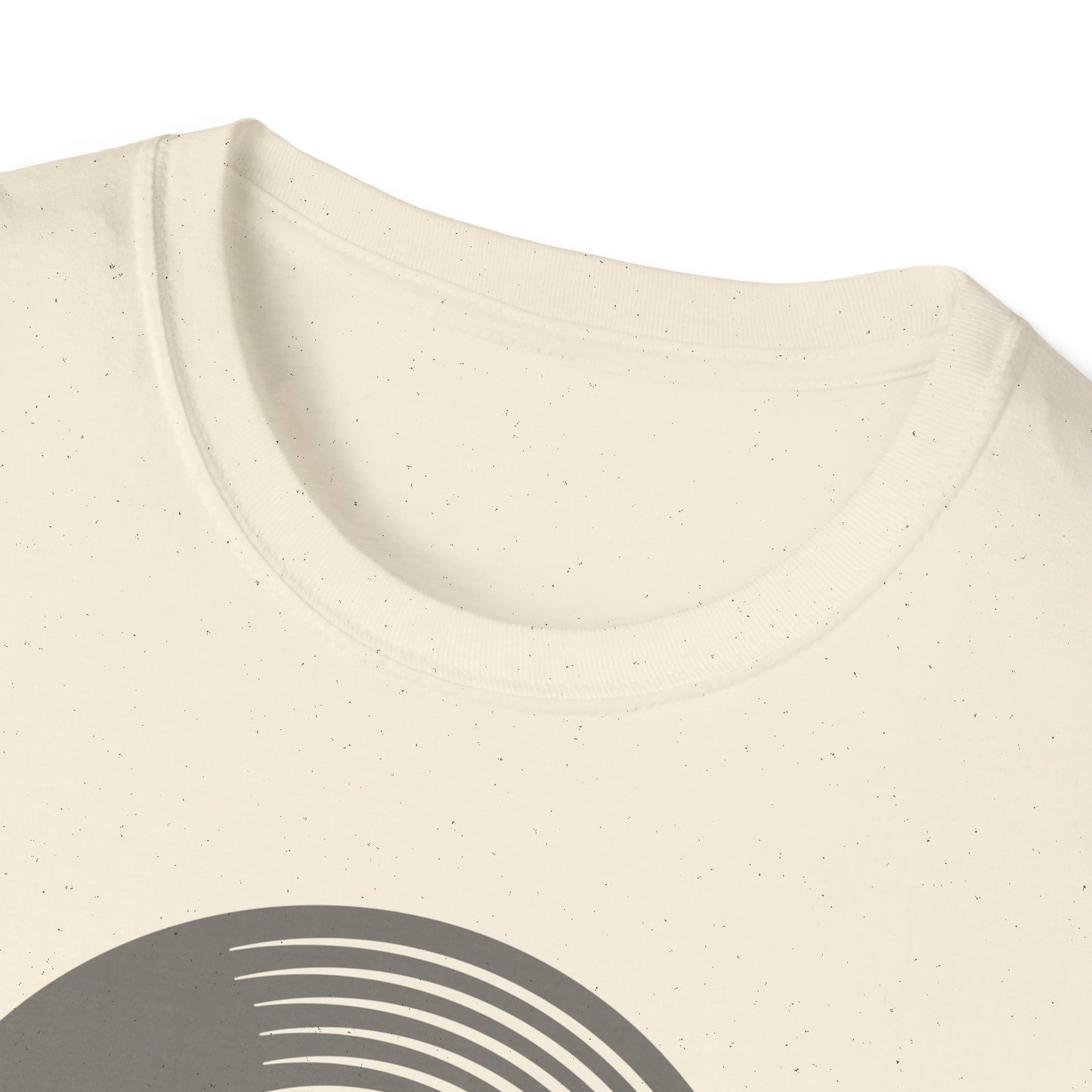 Spin The Black Circle Unisex Softstyle T-Shirt - Graphic Tee for Vinyl Enthusiasts