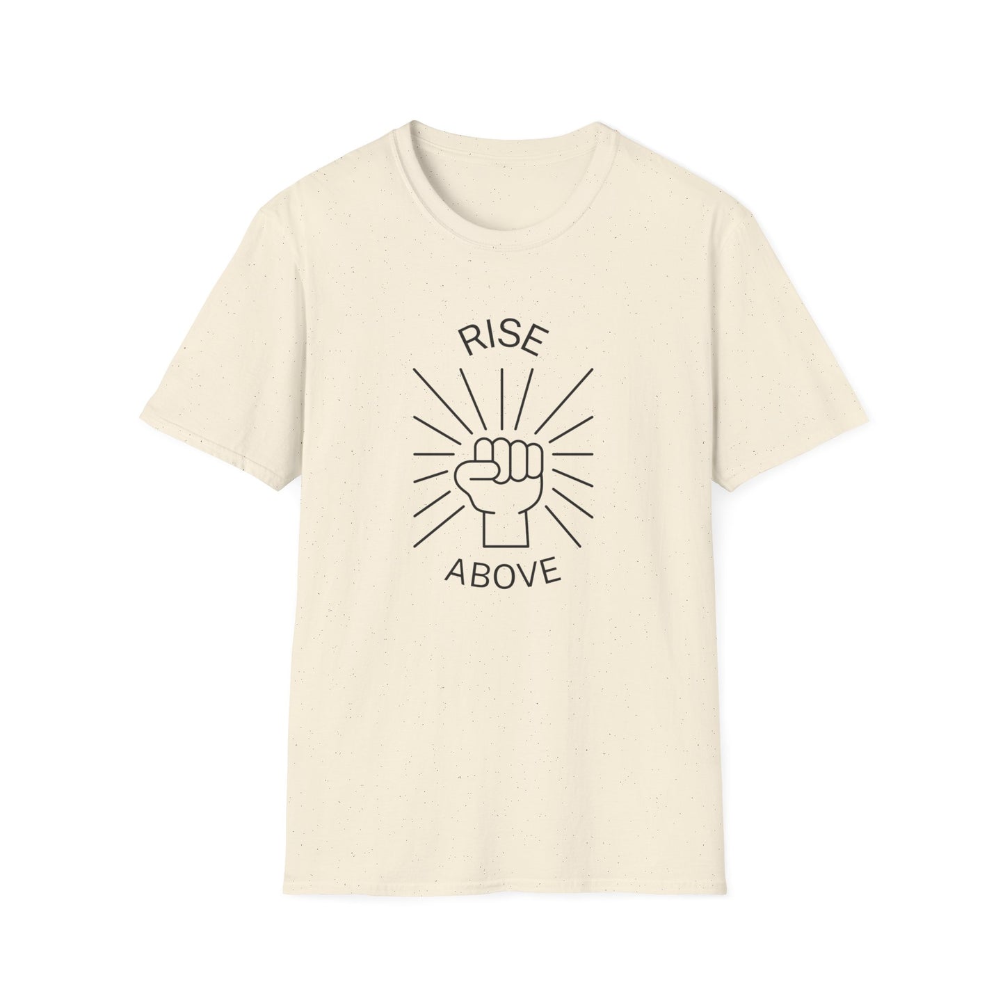 rise above-T-shirt-cream