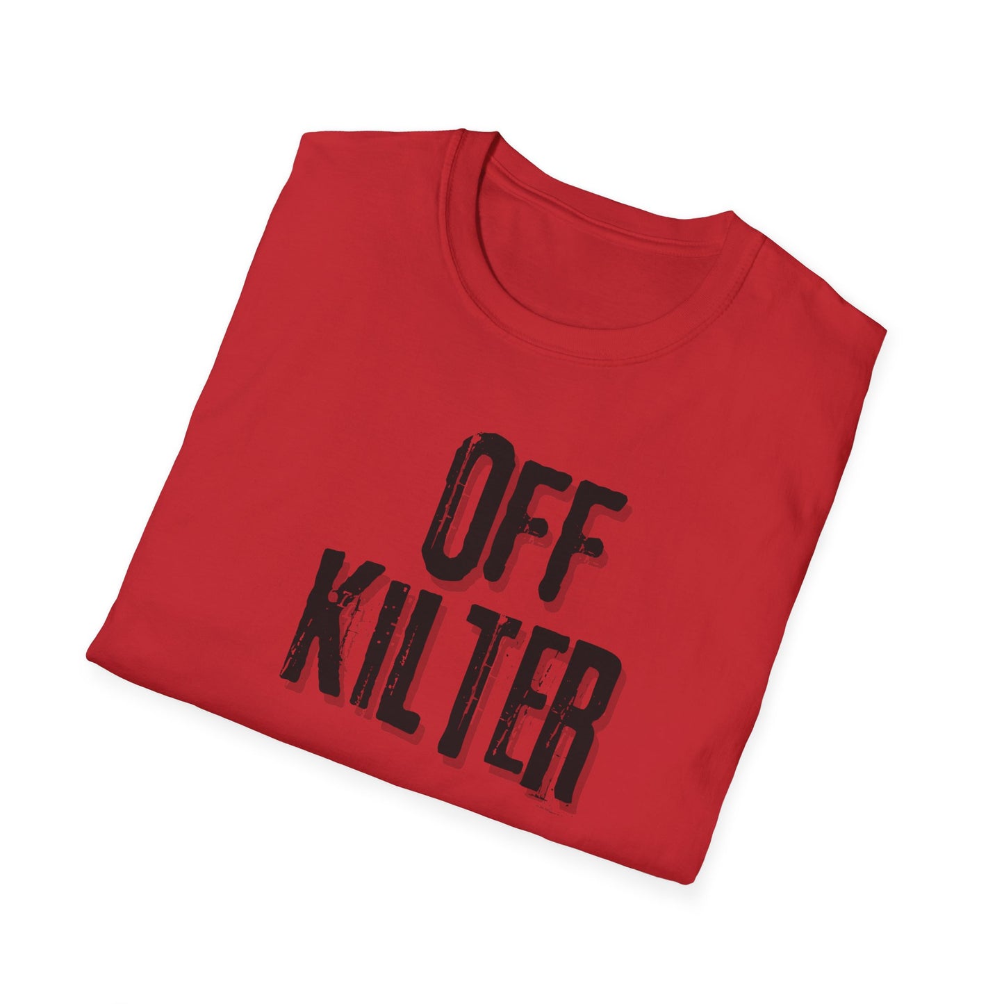 Off Kilter Unisex Softstyle T-Shirt - "Off Kilter" Graphic Tee for Casual Wear