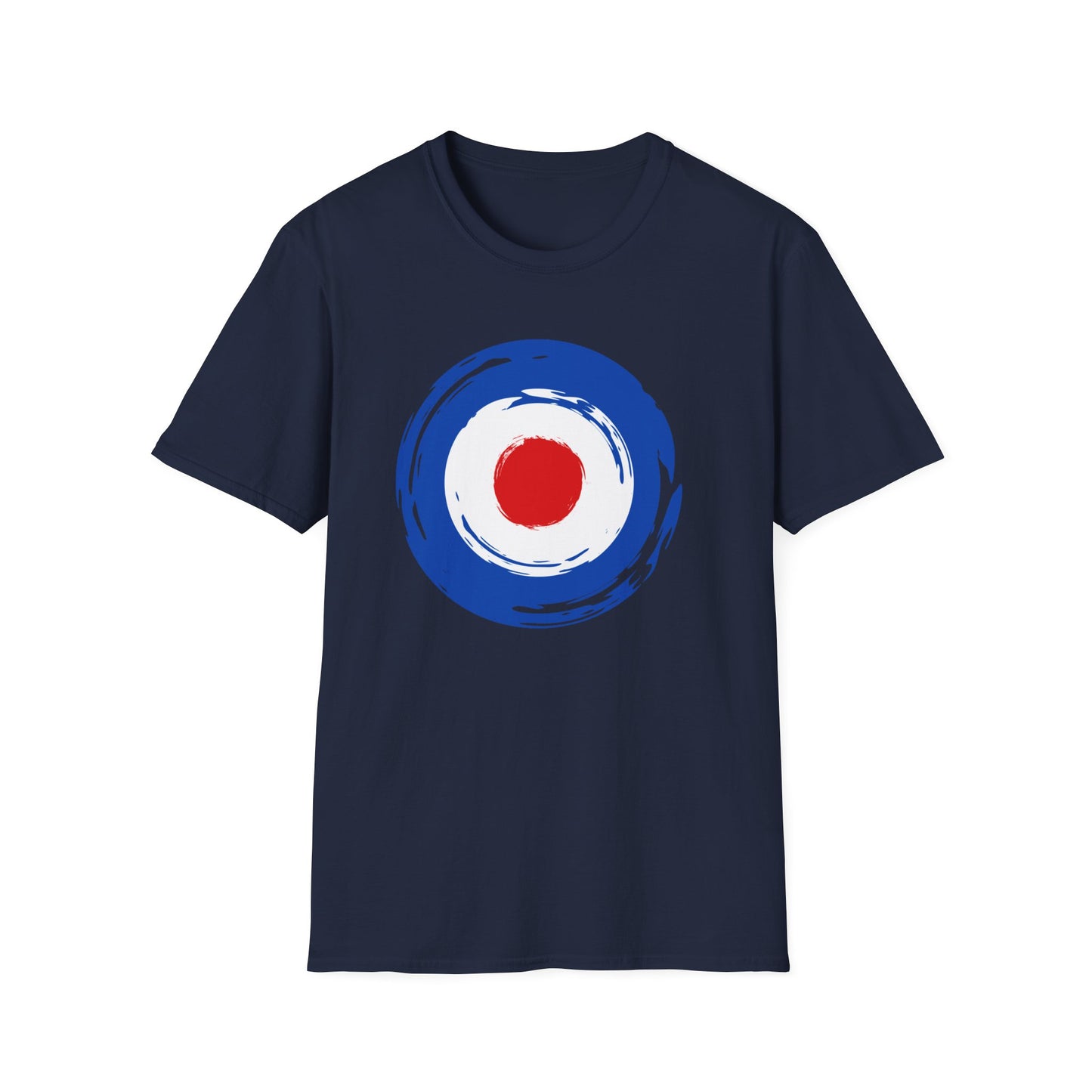 Mod Retro Target Graphic Unisex Softstyle T-Shirt - Design for the Mod Music lover