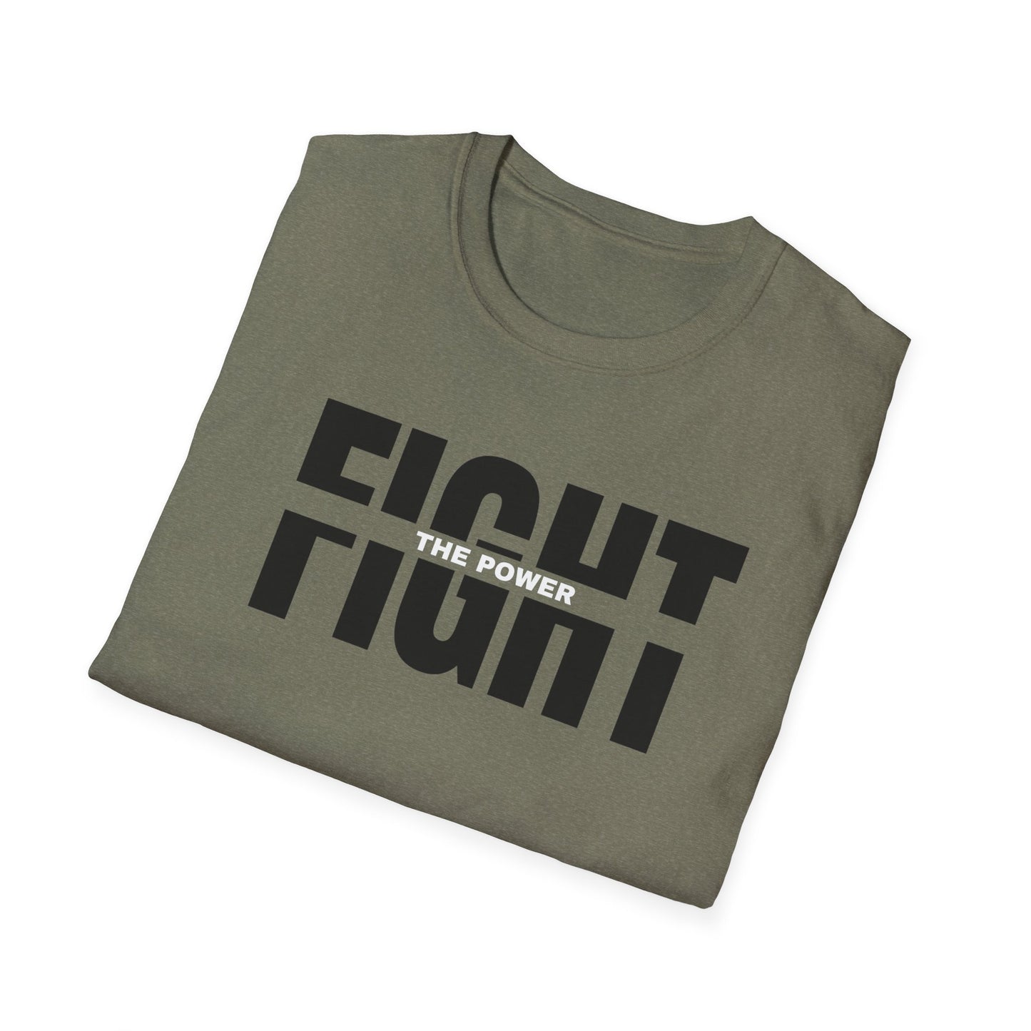 Fight the Power Unisex Softstyle T-Shirt - Empowering Statement Tee