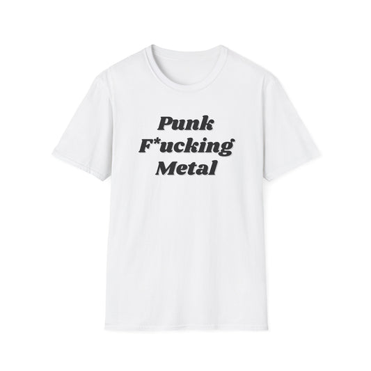 Punk F*cking Metal T-Shirt-white