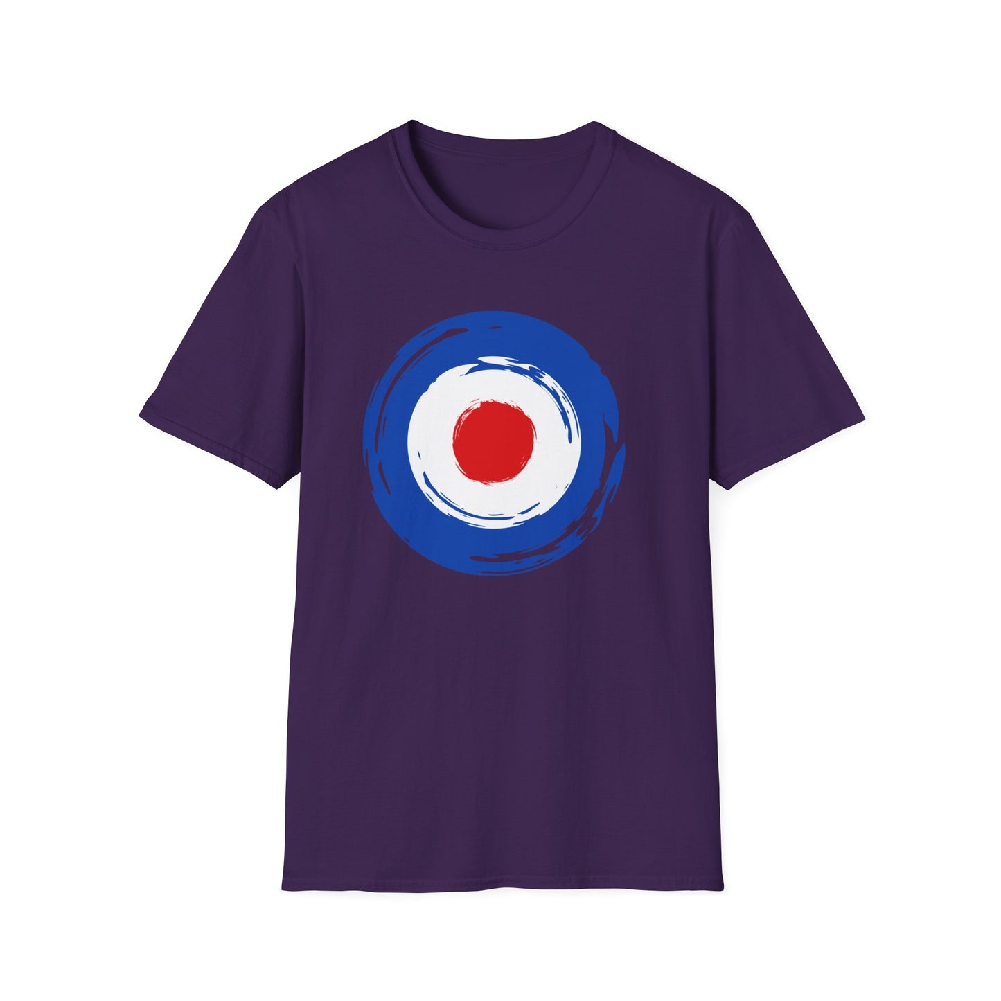Mod Retro Target Graphic Unisex Softstyle T-Shirt - Design for the Mod Music lover