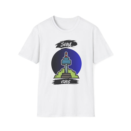 Seoul Vibes explorer T-shirt-white