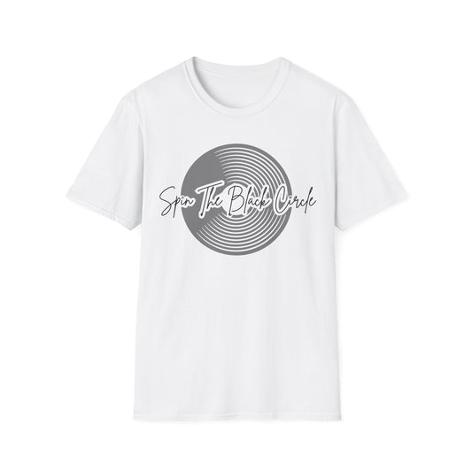 Spin The Black Circle -Softstyle T-Shirt for the Vinyl Enthusiast