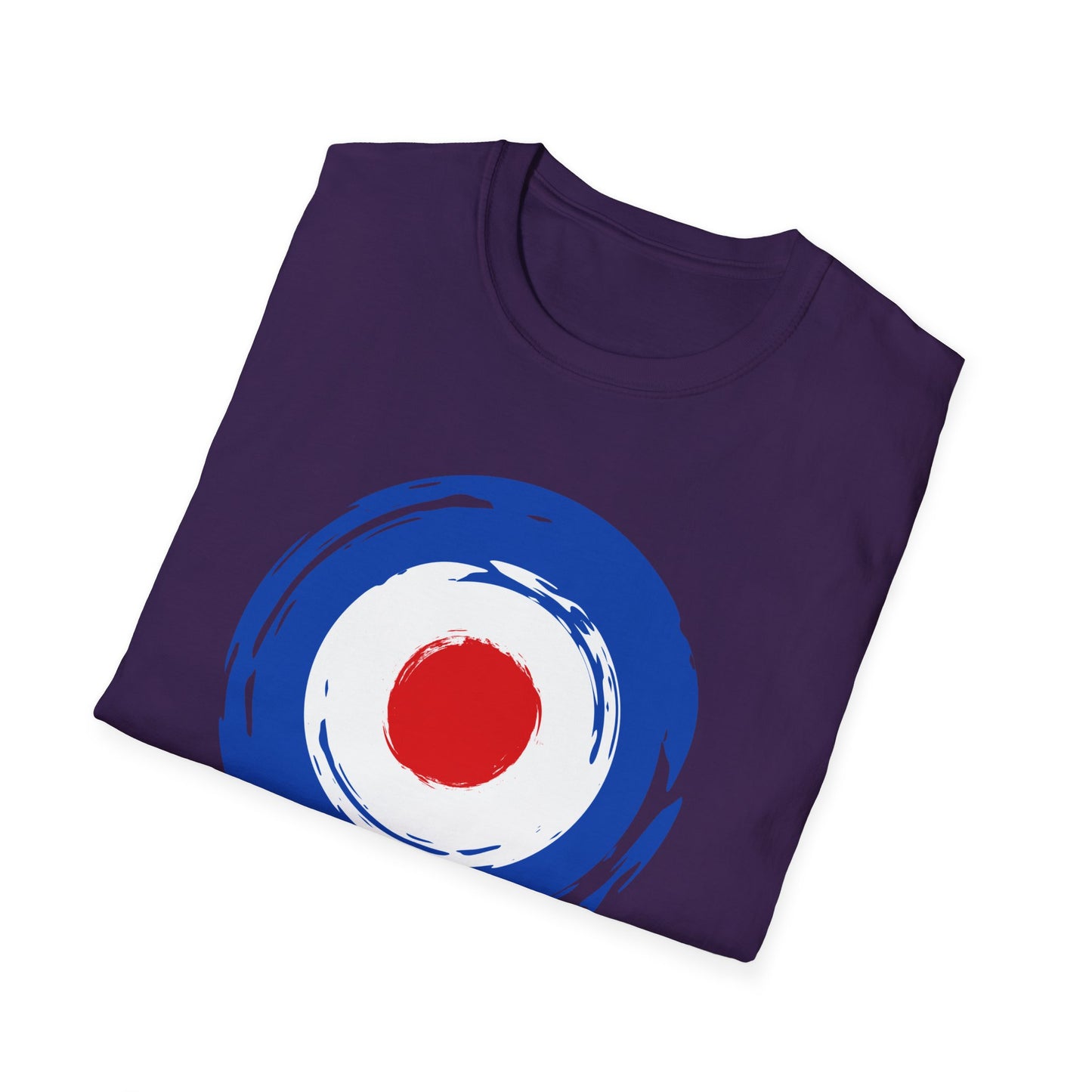 Mod Retro Target Graphic Unisex Softstyle T-Shirt - Design for the Mod Music lover