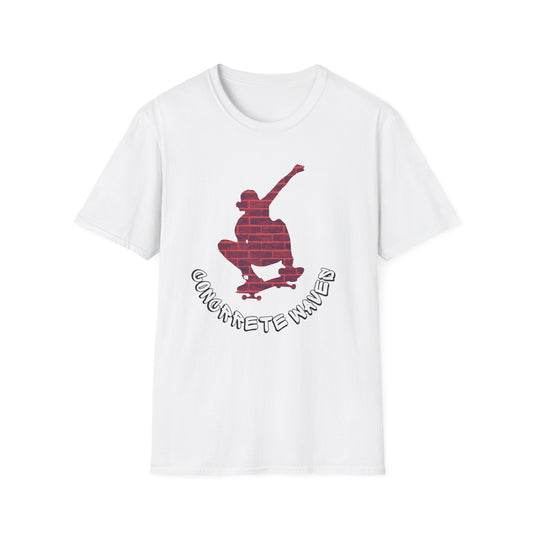 concrete jungle skatewear T-shirt-white